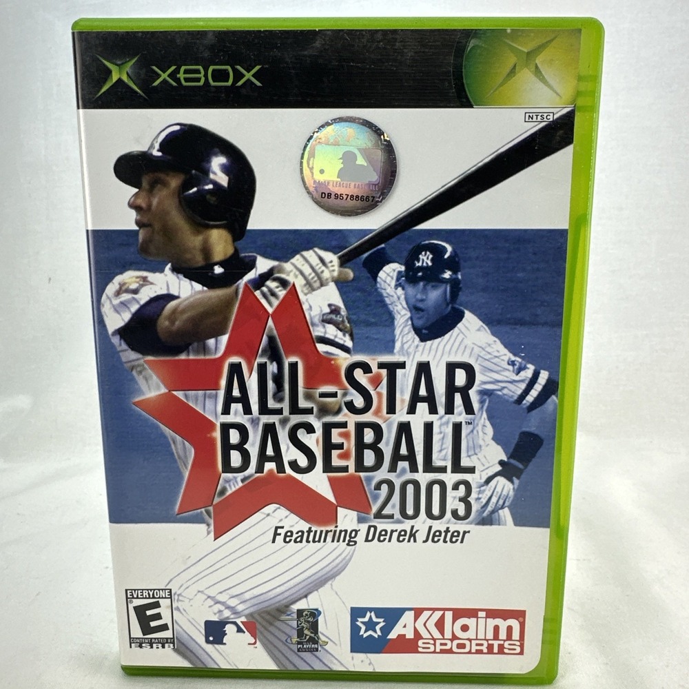All-Star Baseball 2003 Featuring Derek Jeter Microsoft Xbox BRAND NEW SEALED!